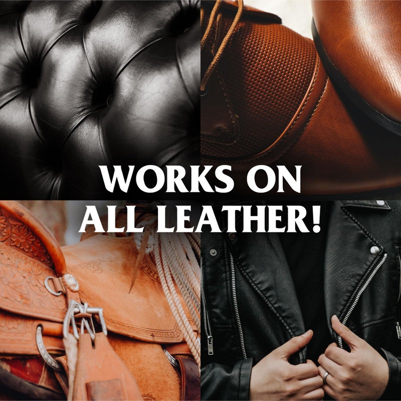 Mr. Leather Cleaner and Conditioner (8 oz) - Restores & Protects All Leather with Natural Oils - Hydrating and Water-Repelling Cream for Couches, Car Interior, Shoes, and Bags - Image 4
